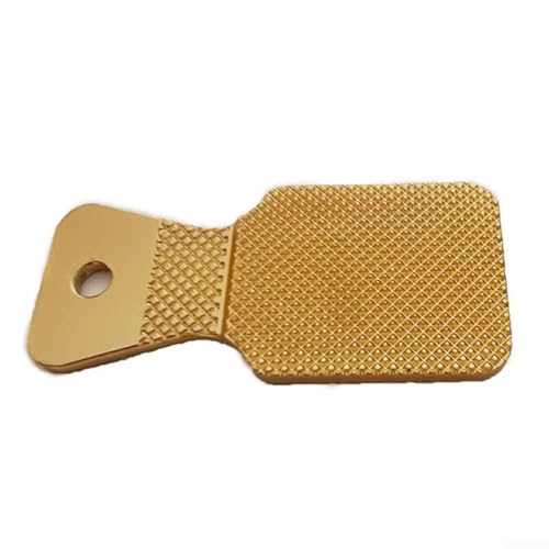 Reparaturwerkzeug für Billardqueue-Spitze mit eloxierter Behandlung für glatte Spitze (gelb) von BlissfulAbode