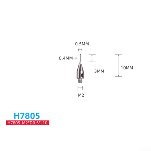 Robuster M2 Gewindestift mit Stahl für effektive Koordinatenmessvorgänge (H7805) von BlissfulAbode