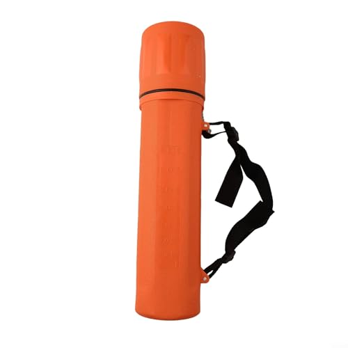 Robuster Schweißstab-Aufbewahrungsschlauch für MMA-Elektroden mit 4 5 kg Kapazität, feuchtigkeitsbeständig und tragbar, mit Trageclip und Gurt für einfachen Transport (orange) von BlissfulAbode