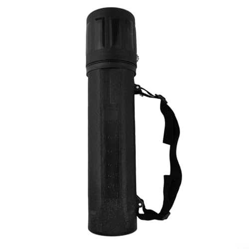 Robuster Schweißstab-Aufbewahrungsschlauch für MMA-Elektroden mit 4 5 kg Kapazität, feuchtigkeitsbeständig und tragbar, mit Trageclip und Gurt für einfachen Transport (schwarz) von BlissfulAbode