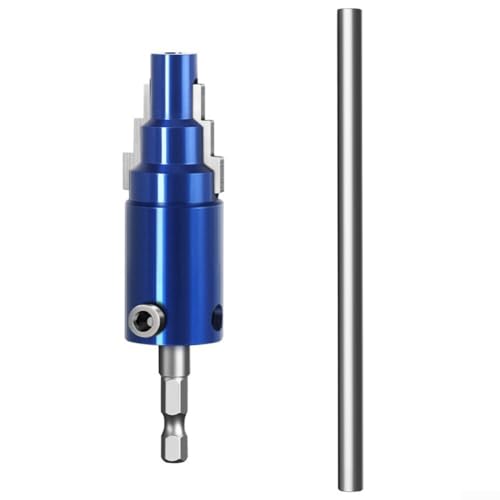 Rohr- und Ventilausdreher-Werkzeug zum Entfernen von festsitzenden rostigen Wasserhahnschrauben und Winkelventilen, mit linken Spiralzähnen für sicheren Halt und Metallkonstruktion von BlissfulAbode