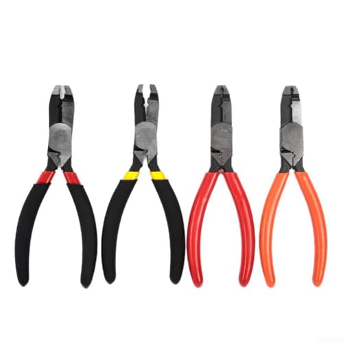 Schraubenausdreherzange zum effizienten Entfernen von gebrochenen Schrauben für abisolierte rostige Schrauben mit ergonomischem Gummigriff und verstellbarem Spannsystem (rot) von BlissfulAbode