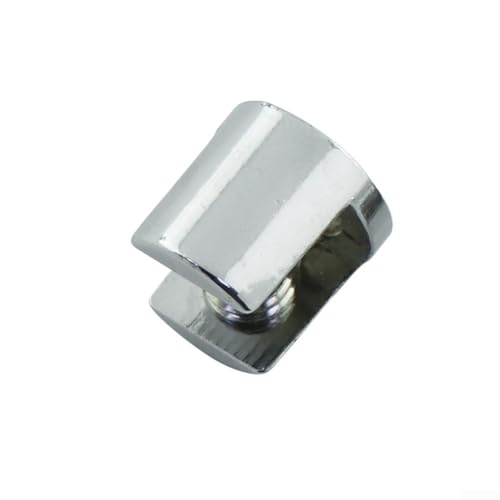 Set mit 10 Glasregalhalter-Clips, perfekt für Bad und Büro, Glas (8–10 mm) von BlissfulAbode