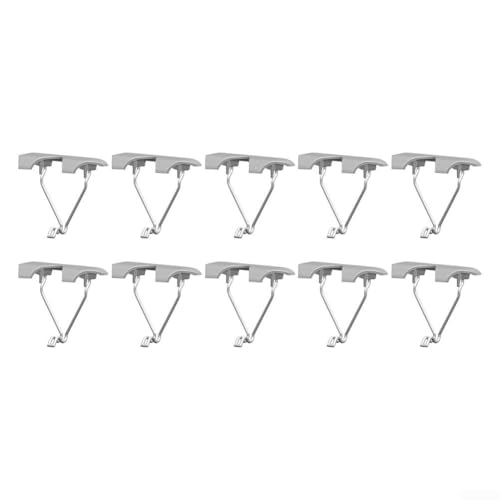 Set mit 10 Solarpanel-Ablaufclips mit Doppelrippenverbindung und geräumigem Innendesign für zuverlässige Entwässerung in PV-Modulanwendungen (35 mm) von BlissfulAbode