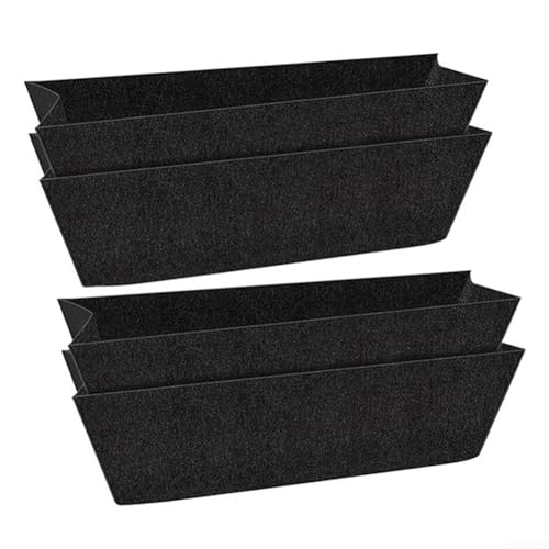 Set mit 4 Kokosnuss-Einlagen für Wandbehang Blumentöpfe, perfekt für Innen- und Außenbepflanzung mit gutem Luftstrom (61 cm) von BlissfulAbode