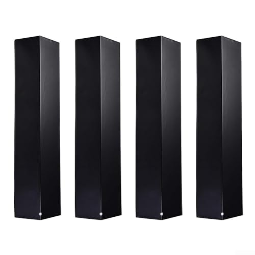 Set mit 4 emaillierten Stahl-Heizplatten zum Grillen, kompatibel mit beliebten und Modellen von BlissfulAbode