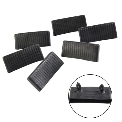 Set mit 6 Ersatzenden für Lattenroste, 65 mm, Kunststoffhalter, kompatibel mit verschiedenen Betten von BlissfulAbode