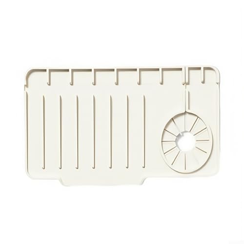 Silikon-Wasserhahnmatte mit Drainage, um die Reinigung zu vereinfachen und die Funktionalität der Küche zu verbessern (Beige) von BlissfulAbode