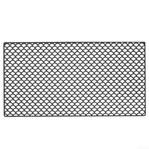 Silikonmatte für Küchenspüle, 74,9 x 38,9 cm, rutschfest, schützt Geschirr und hält den Spülbereich trocken, Mehrzwecknutzung (schwarz) von BlissfulAbode