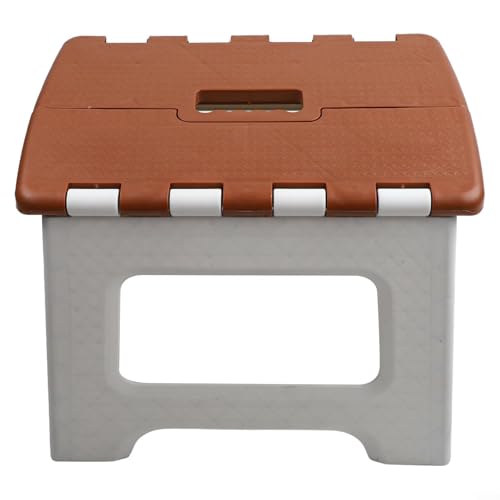 Simplistic Yet Effective Foldable Step Stool Designed to Meet Various Demands (brown) von BlissfulAbode