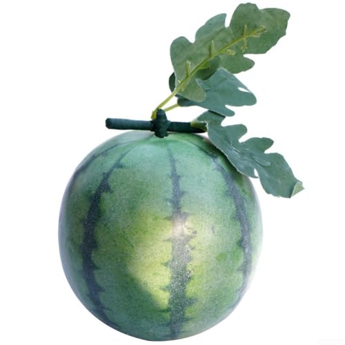Simulierte Wassermelone Drache Schaum Wassermelone Ornament Requisiten, Realistische Schaum Wassermelone Modell Pädagogische dekorative Obst Ornament Requisiten für Zuhause Vitrine Lehre von BlissfulAbode