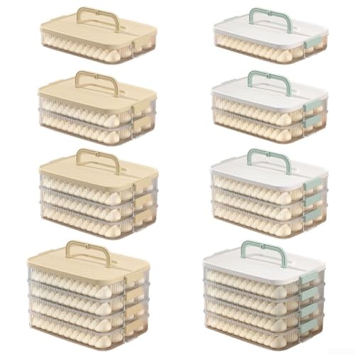 Smart Dumpling Keeper mit sicherem Design für einfache Konservierung und Organisation von Lebensmitteln (grün2) von BlissfulAbode