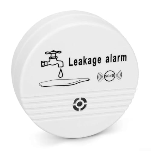 Smart Home Wasserlecksucher 90dB Alarm mit automatischen Sensorsonden von BlissfulAbode