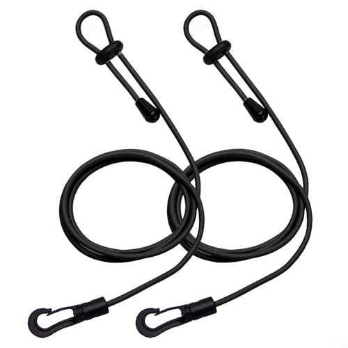 Sorgenwasserspaß, zuverlässiges 2er-Pack Seilsystem hält Ihre Ausrüstung sicher, während Sie die Natur genießen (schwarz) von BlissfulAbode