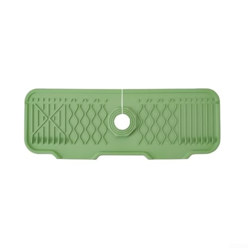 Spritzschutz aus Silikon zum Auffangen von Wasser und zur Organisation von Küchenutensilien (grün) von BlissfulAbode