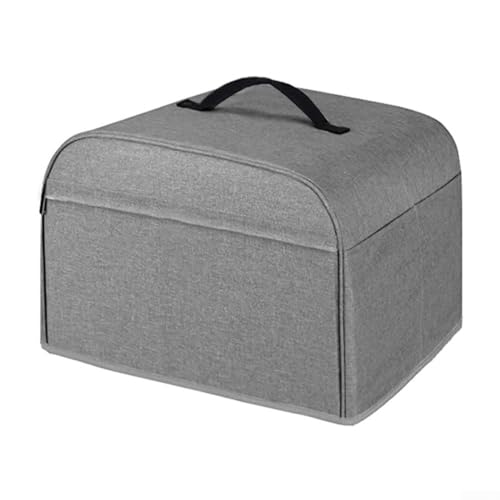 Staubschutz für Luftfritteusen und Grills, wasserabweisend, mit praktischem Taschen-Design aus 300D-Gewebe (Grau) von BlissfulAbode