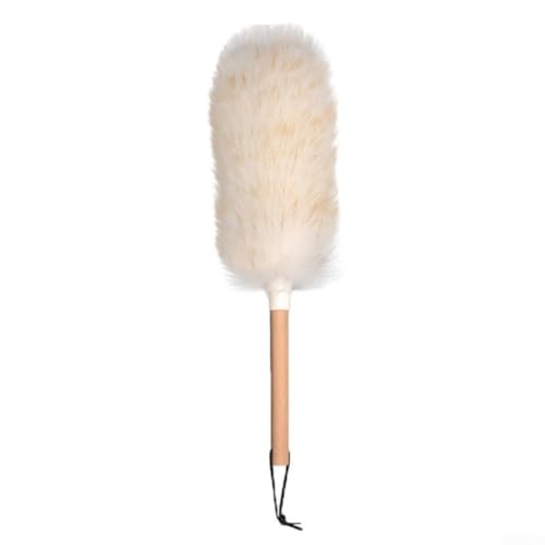 Staubwedel aus essentieller Wolle, ideal für effiziente Staubbekämpfung an schwer erreichbaren Stellen (mittel) von BlissfulAbode