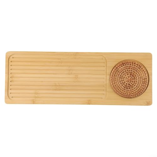 Stilvolle Gongfu Teetablett-Box mit Entwässerung und Abwasserentsorgung Design (M) von BlissfulAbode