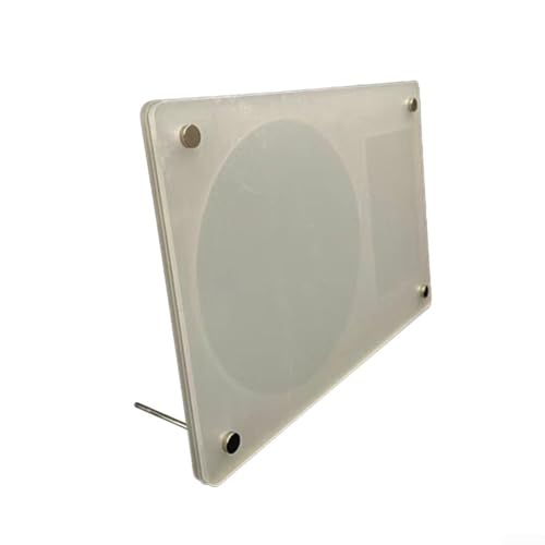 Stilvoller Acryl-Fotohalter mit magnetischen Funktionen zur Personalisierung Ihres Raumes (1 CD + 1 kleine Karte) von BlissfulAbode