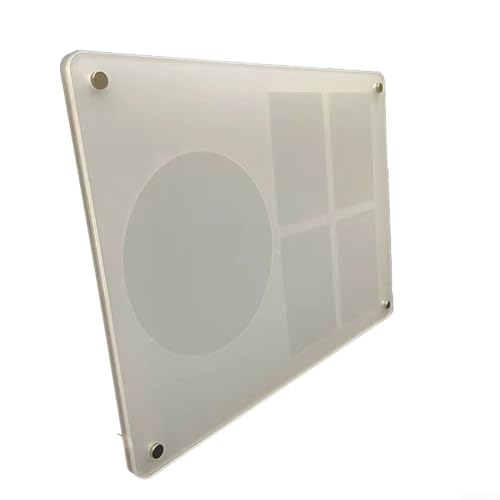 Stilvoller Acryl-Fotohalter mit magnetischen Funktionen zur Personalisierung Ihres Raumes (1 CD + 4 kleine Karten) von BlissfulAbode