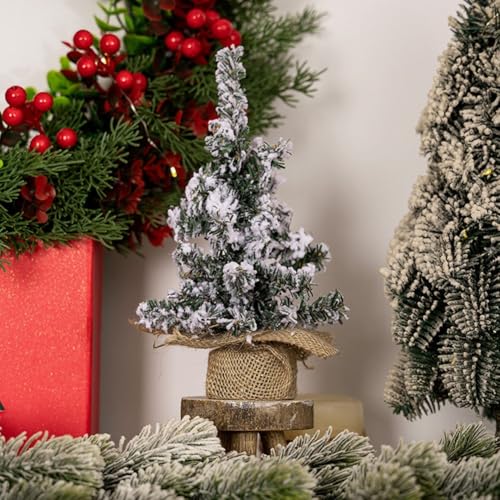 Stilvoller Mini-Weihnachtsbaum für den Schreibtisch, perfekte Größe von 20 cm, für saisonale Dekorationen in begrenzten Räumen, groß Stilvoller Mini-Weihnachtsbaum für den Schreibtisch, perfekte Größe von 20 cm, für saisonale Dekorationen in begrenzten Räumen, groß von BlissfulAbode