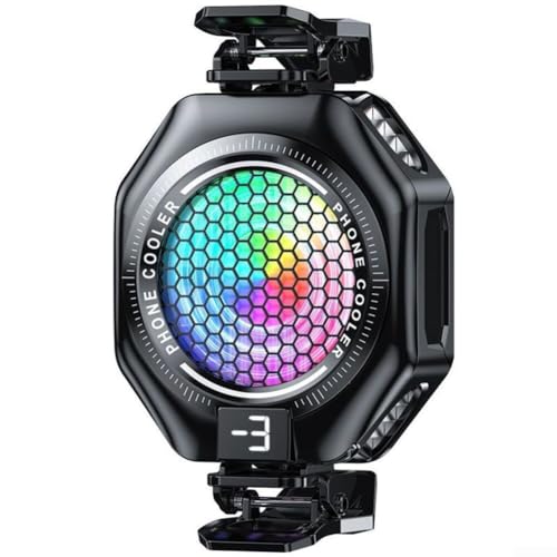 Telefonkühler mit RGB-Beleuchtung und magnetischem Design für optimales Spielerlebnis (5V) von BlissfulAbode