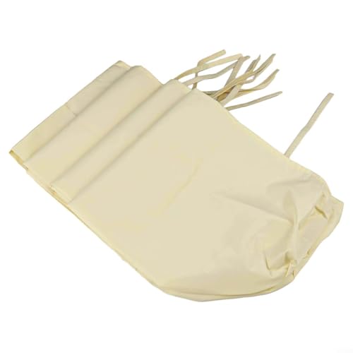 Terrassenschutz-Überdachung Outdoor Garten Markise Aufbewahrungstasche 420D Wasserdicht Staubdicht Schutzhülle für Sonnenschutz Baldachin Beige erhältlich in 2 m bis 5 m Größen (4,5 m) von BlissfulAbode