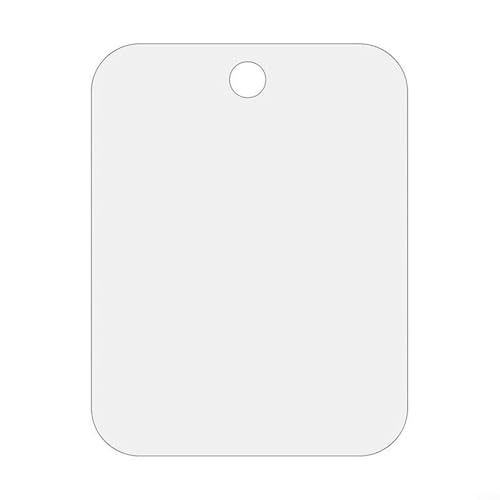 Tragbarer Badezimmerspiegel aus Acryl für den Einsatz während der Dusche oder von BlissfulAbode