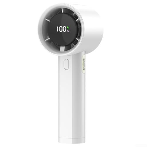 Tragbarer Mini-USB-Ventilator mit verstellbarer Basis, lange Akkulaufzeit für kontinuierlichen Komfort zu Hause oder im Büro (A) von BlissfulAbode