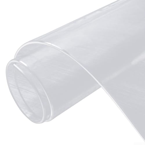 Transparente Schreibtischunterlage, 2 mm, PVC-Matte, um Ihren Arbeitsbereich zu schützen und ästhetische Attraktivität zu erhalten (50 x 100 cm) von BlissfulAbode