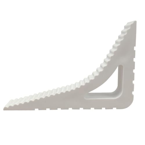 Türstopper aus TPR-Material für Türkollisionen und sicheres Öffnen von Türen (weiß) von BlissfulAbode