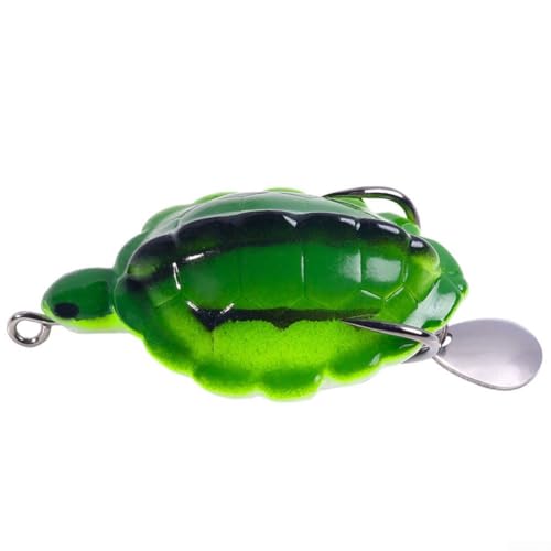Turtle 5 5 cm weiche Köder mit Pailletten, effektive Angelköder, um Ihren Angelerfolg zu verbessern (5#) von BlissfulAbode