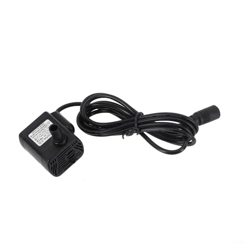 Ultra leise Tauchpumpe, 12 V DC, effizient für Springbrunnen und Wasserzirkulation, geräuscharmes Design (DC 5,5 V ~ 12 V) von BlissfulAbode