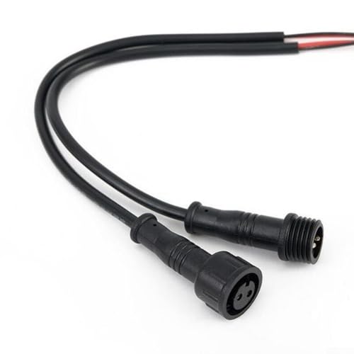 Vervollständigen Sie Ihr Setup mit unserem Hochleistungs-Paket mit fünf Sets robuster und wetterbeständiger LEDs (schwarz, 2-polig) von BlissfulAbode