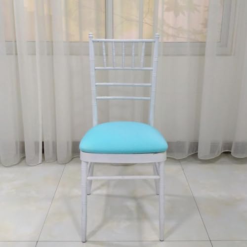 Vielfältige Anwendungen mit elastischen Stuhlhussen für Esszimmer, Büro oder Außenbereich (blau) von BlissfulAbode