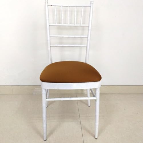 Vielfältige Anwendungen mit elastischen Stuhlhussen für Esszimmer, Büro oder Außenbereich (braun) von BlissfulAbode