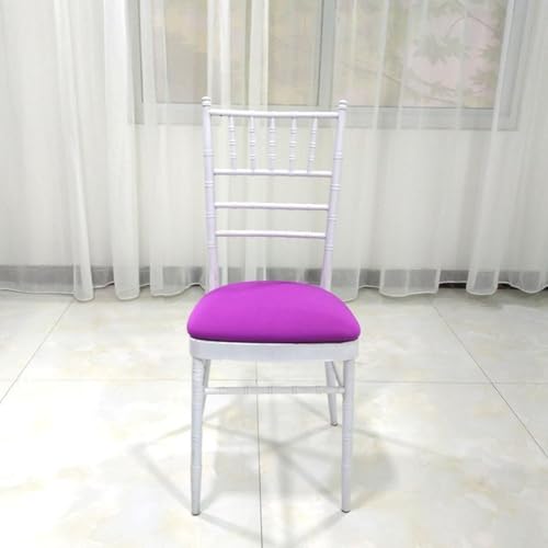 Vielfältige Anwendungen mit elastischen Stuhlhussen für Esszimmer, Büro oder Außenbereich (lila) von BlissfulAbode