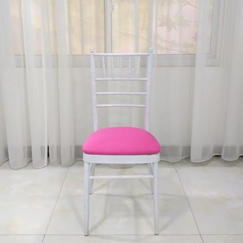 Vielfältige Anwendungen mit elastischen Stuhlhussen für Esszimmer, Büro oder Außenbereich (rot) von BlissfulAbode