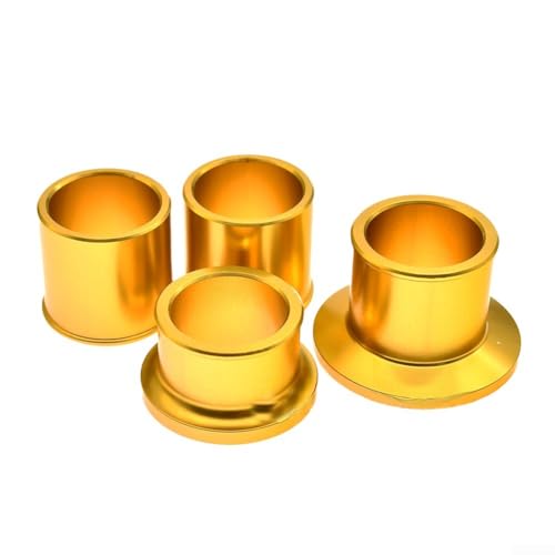 Vorderrad-Hinterradachse, Abstandshalter, CNC-Aluminiumlegierung, geeignet für Surron und UltraBee Elektrofahrräder (Golden) von BlissfulAbode