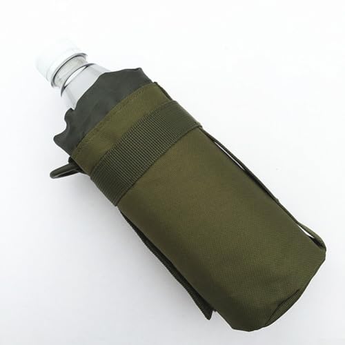 Wasserabweisender MOLLE-Flaschenhalter, perfekt für Outdoor-Sportarten wie Wandern und Camping (grün) von BlissfulAbode