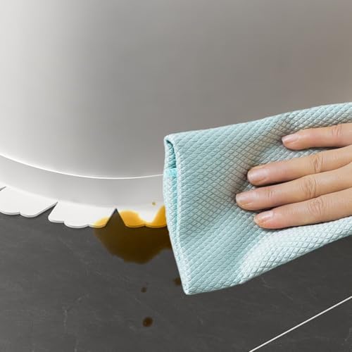 Wasserdichtes PVC-Dichtungsband für Toiletten und Waschbecken, mit selbstklebender Acryl-Rückseite, anpassbare Länge, um saubere und trockene Badezimmerlücken zu erhalten (weiß) von BlissfulAbode