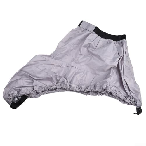 Wetterbeständig für Kajak-Spraydeck-Abdeckung mit elastischem Verschluss für zuverlässigen Gebrauch (M Grau) von BlissfulAbode