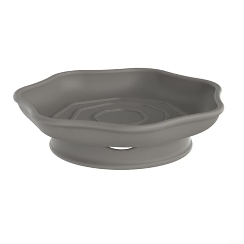 Wine Lovers' Essential Silikon Charcuterie Board für Snacks und Vorspeisen (grau) von BlissfulAbode