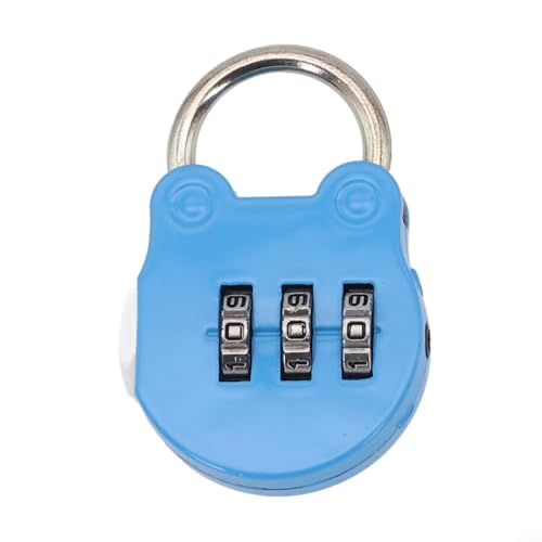 Zahlenschloss mit 3-stelligem Passwort zur Sicherung von Schränken, Trolleys, Rucksäcken, Toren, Schuppen und Zäunen, mit wasserdichtem Design aus Zinklegierung, Blau Zahlenschloss mit 3-stelligem Passwort zur Sicherung von Schränken, Trolleys, Rucksäcken, Toren, Schuppen und Zäunen, mit wasserdichtem Design aus Zinklegierung, Blau von BlissfulAbode