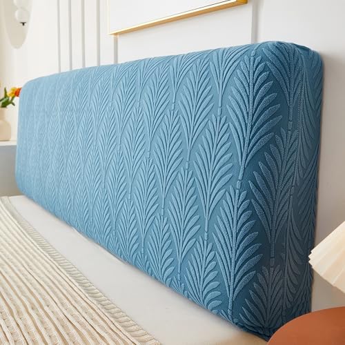 Blissio Bett Kopfteil Bezug,Stretchbarer Bettkopfteil Hussen,Kopfteil Abdeckung Bett,Staubdichte Schutzhülle,für Headboard for Bed Rückenschutz（150cm） von Blissio