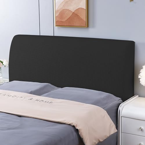 Blissio Bett Kopfteil Bezug,Stretchbarer Bettkopfteil Hussen,Kopfteil Abdeckung Bett,Staubdichte Schutzhülle,für Headboard for Bed Rückenschutz（180cm） von Blissio
