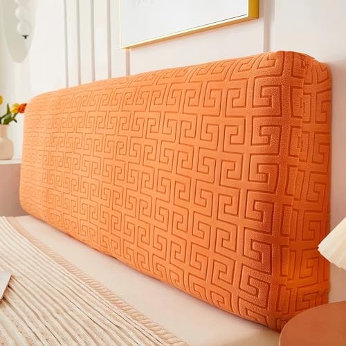Blissio Bett Kopfteil Bezug,Stretchbarer Bettkopfteil Hussen,Kopfteil Abdeckung Bett,Staubdichte Schutzhülle,für Headboard for Bed Rückenschutz（200cm） von Blissio