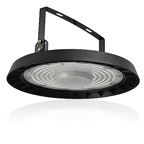 300W UFO LED Industrielampe Hallenstrahler, 6000K Kaltweiß Hallenbeleuchtung Abstrahlwinkel 120°, IP65 Wasserdicht LED High Bay Licht 300W für Hallenbeleuchtung, Fabrik, Hallenstadion, Werkstatt von Blivrig