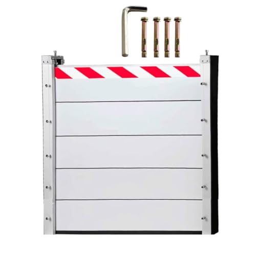 Blivysse 168cm Long Mobile Hochwasserschutz Barriere Für Türen & Kellertür - Heim wasserdichte Platte - Abnehmbar Überschwemmungsschutz Wand(168 * 100cm) von Blivysse