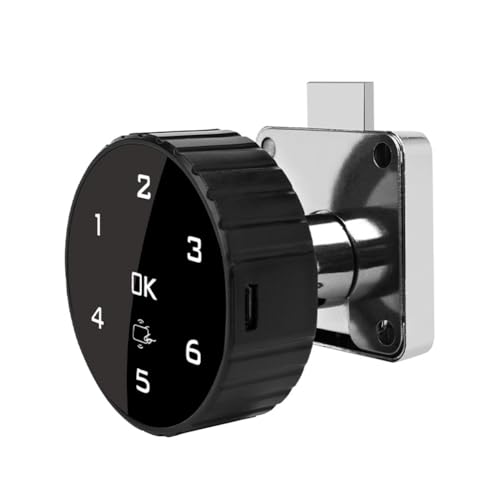 Blmirror Smart Touch Passwort-Code Schloss Digitales Schrankschloss Elektronisches Codeschloss Schubladenschloss mit Integriertem Lithium-Ionen- B von Blmirror